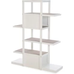 ZooVilla Bookshelf Cat Tree, White