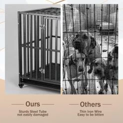 SMONTER Two Doors Heavy Duty Dog Crate -Cat Dog Supply Store 904190 PT2. AC SS1800 V1688398418
