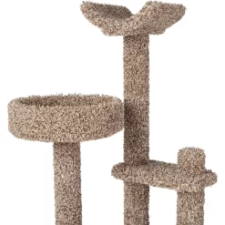Frisco 64-in Real Carpet Wooden Cat Tree And Condo -Cat Dog Supply Store 914950 PT3. AC SS1800 V1697733163