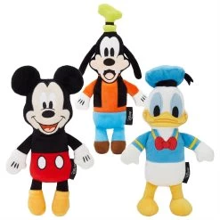 Disney Mickey Mouse Plush Kicker Cat Toy With Catnip + 3 Items