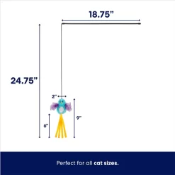 Frisco Fabric Teaser Wand Cat Toy & Frisco Bird With Feathers Teaser Wand Cat Toy With Catnip -Cat Dog Supply Store 962094 PT6. AC SS1800 V1694782977