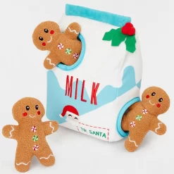 Frisco Holiday Hot Cocoa Hide & Seek Puzzle Plush Squeaky Dog Toy & Frisco Holiday Milk & Gingerbread Cookies Hide & Seek Puzzle Plush Squeaky Dog Toy -Cat Dog Supply Store 986142 PT5. AC SS1800 V1698258115