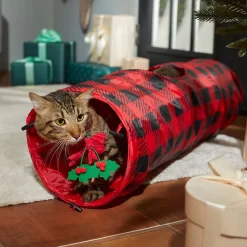 Frisco Holiday Buffalo Plaid Foldable Play Tunnel Cat Toy With Catnip & Frisco Holiday Festive Red Variety Pack Gift Box Cat Toy With Catnip, 14 Count 10 Frisco Holiday Buffalo Plaid Foldable Play Tunnel Cat Toy With Catnip & Frisco Holiday Festive Red Variety Pack Gift Box Cat Toy With Catnip, 14 Count -Cat Dog Supply Store 986262 PT4. AC SS1800 V1698258115